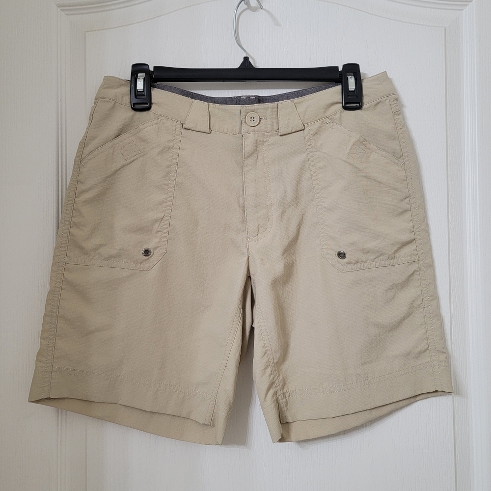 Alpine Design Size 6 Khaki Colored Nylon Shorts, Gently Used Condition